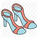 Sandale Schuhe Keilsandale Symbol