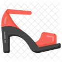 Damenschuh High Heel Sandale Symbol