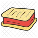 Breakfast Sandwich Toast Icon