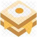 Sandwich Egg Breakfast Icon