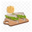 Sandwich Comida Comida Icono