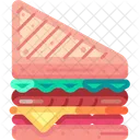 Sandwich Bread Breakfast Icon