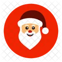 Riendo Santa Navidad Santa Icono