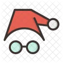 Santa Claus Spectcles Icono