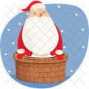 Papa Noel De Navidad Icono