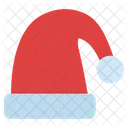 Santa Sombrero Signo Icono