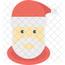 Santa Face Santa Claus Christmas Icon