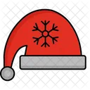 Santa Hat Hat Xmas Icon