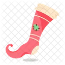 Santa Sock  Icon