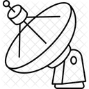 Satelite Antena Parabolica Comunicacion Icono