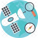 Navegacao Satelite Gnss Ícone