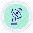 Satellite Dish Line Icon Icon