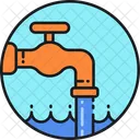 Sauberes Wasser  Symbol