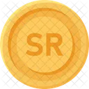 Saudi Riyal Coin Coins Currency Icon