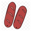 Sausage Fast Food Junk Food Icon