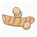 Sausage Fast Food Junk Food Icon