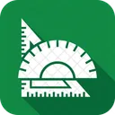 Ruler Scale Triangle Icon