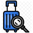 Scan Suitcase Suitcase Verification Icon