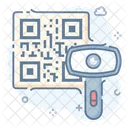 Qr Code Quick Response Code Matrix Barcode Icon