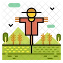 Scarecrow Farm Field Icon