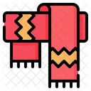 Scarf Winter Clothes Icon