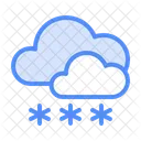 Scattered snow  Icon