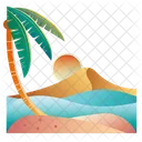 Scenery Beach Paradise Icon