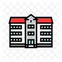 Teacher School Building Icon