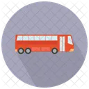 Red Bus Side View School Bus Bus Icon