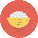 Schussel Essen Snacks Symbol