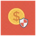 Schutz Schloss Geld Symbol