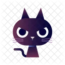 Schwarze Katze  Symbol