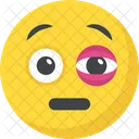 Schwarzes Auge-Emoji  Symbol