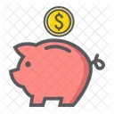 Sparschwein Bank Geld Symbol