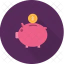 Sparschwein Bank Geschaft Symbol