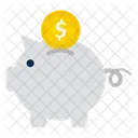 Sparschwein Bank Dollar Symbol