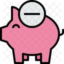 Sparschwein Spardose Entfernen Symbol