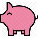 Schweinchen Bank Finanzen Symbol