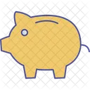 Bank Hand Sparschwein Symbol