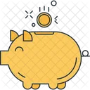 Sparschwein Bankwesen Fonds Symbol