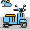 Scooter Transport Vehicle Icon