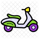 Motorcycle Scooter Bike Icon