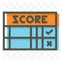 Score Scorecard Card Icon