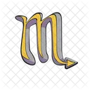 Scorpio Zodiac Sign Icon