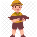 Scout Boy Character Icon