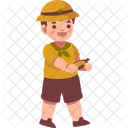 Scout Boy Character Icon