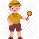 Scout Boy Character Icon