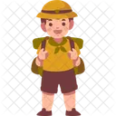 Scout Boy Character Icon