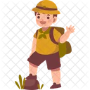 Scout Boy Character Icon