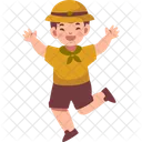 Scout Boy Character Icon